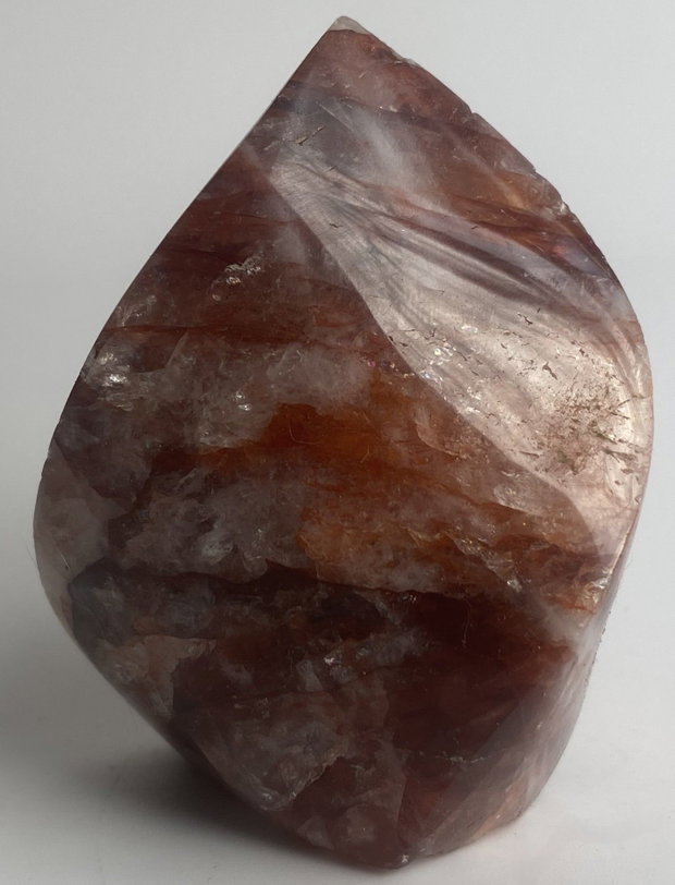 Cuart Hematoid Rosu - Sculptura piatra semipretioasa