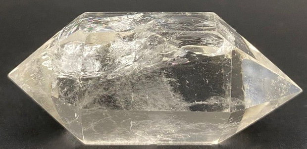 Cuart Transparent (Cristal de Stanca) - Obelisc cu varf dublu