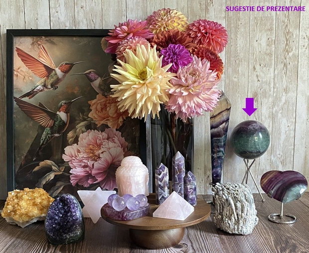 Fluorit - Sfera piatra semipretioasa