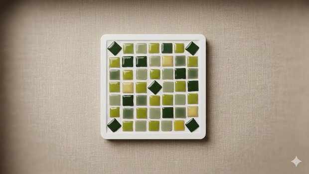 Set 4 Suporturi de pahare Pixel Mosaic