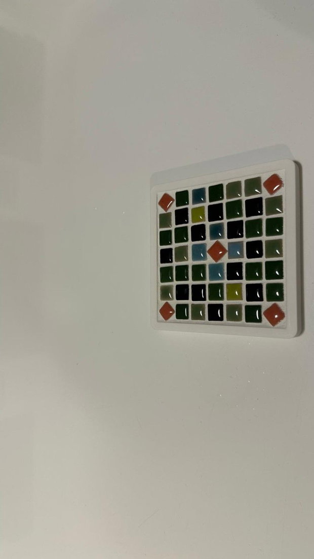 Set 4 Suporturi de pahare Pixel Mosaic