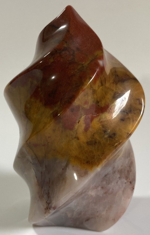Jasp 3 Culori - Sculptura piatra semipretioasa