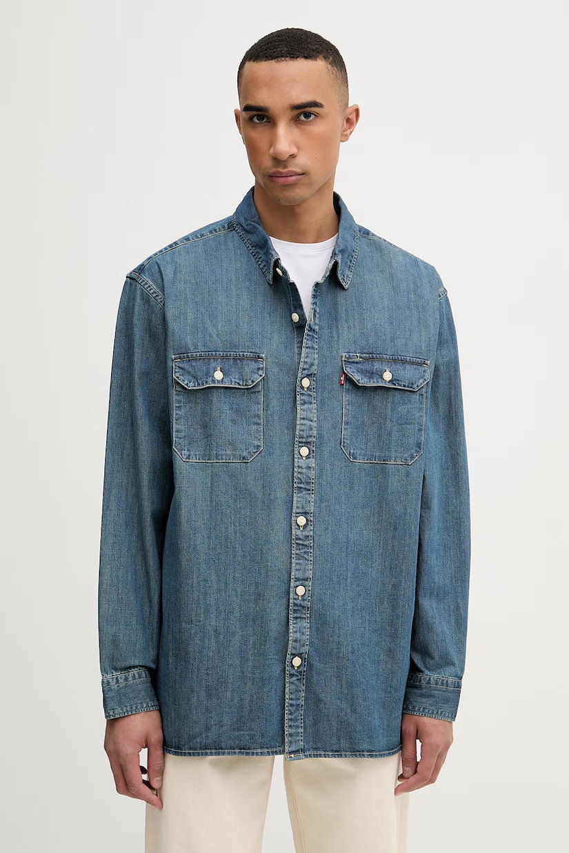 Levi's cămașă de damă din denim JACKSON WORKER