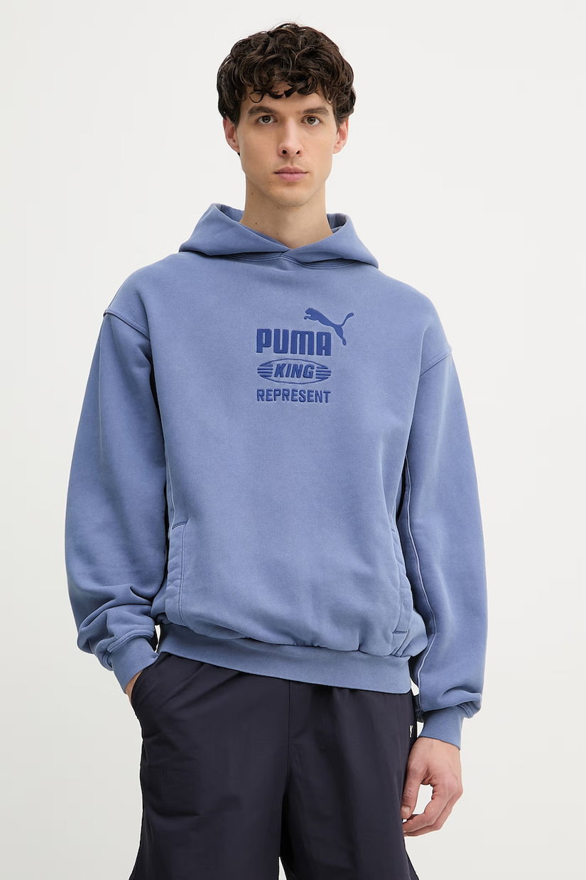 Puma hanorac cu glugă bărbătesc din bumbac PUMA x REPRESENT