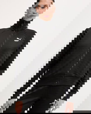 Puma hanorac cu fermoar pentru femei din bumbac Iconic T7 Track Jacket