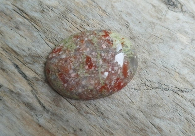 Cabochon jasp riolit, 40x30 mm