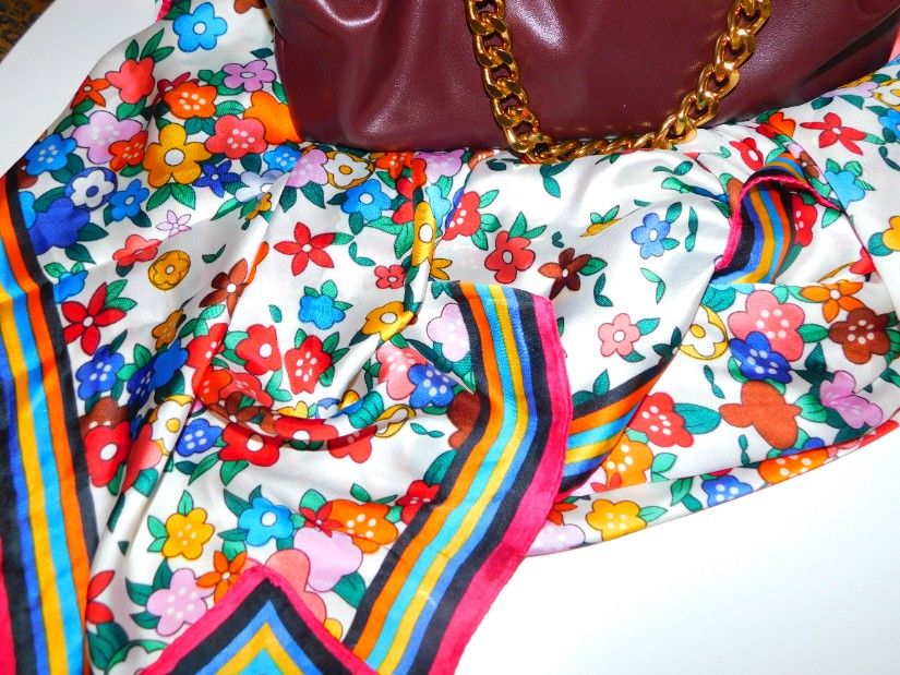 Poseta  eleganta de mina, Parfois, esarfa foarte mare, noua, asortata