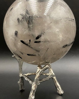 Turmalina cu Cuart - Sfera piatra semipretioasa