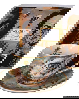 Ceasca ceai cu farfurioara Salvador Dalí