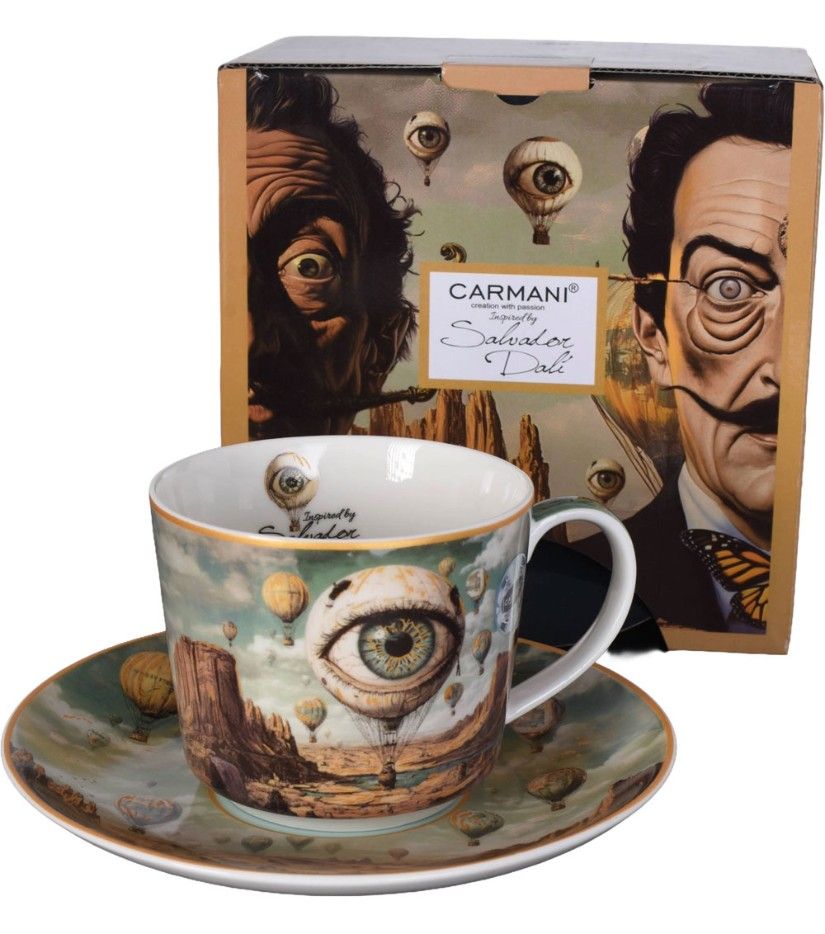 Ceasca ceai cu farfurioara Salvador Dalí