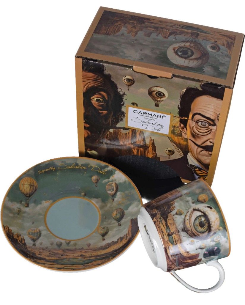 Ceasca ceai cu farfurioara Salvador Dalí