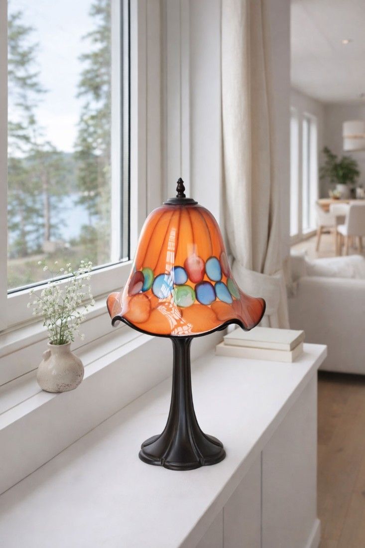 Lampa de masa din sticla Murano