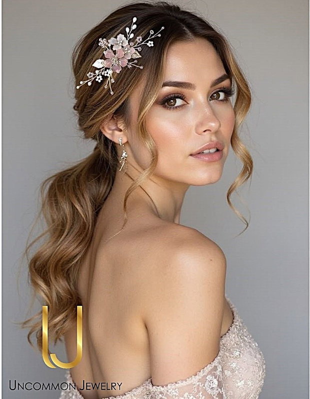 Mon Chery - Pieptan mireasa floral