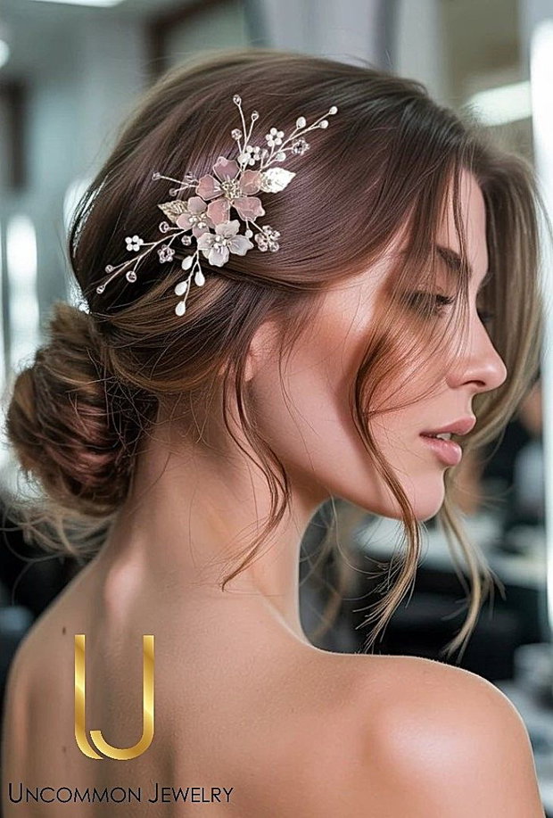 Mon Chery - Pieptan mireasa floral