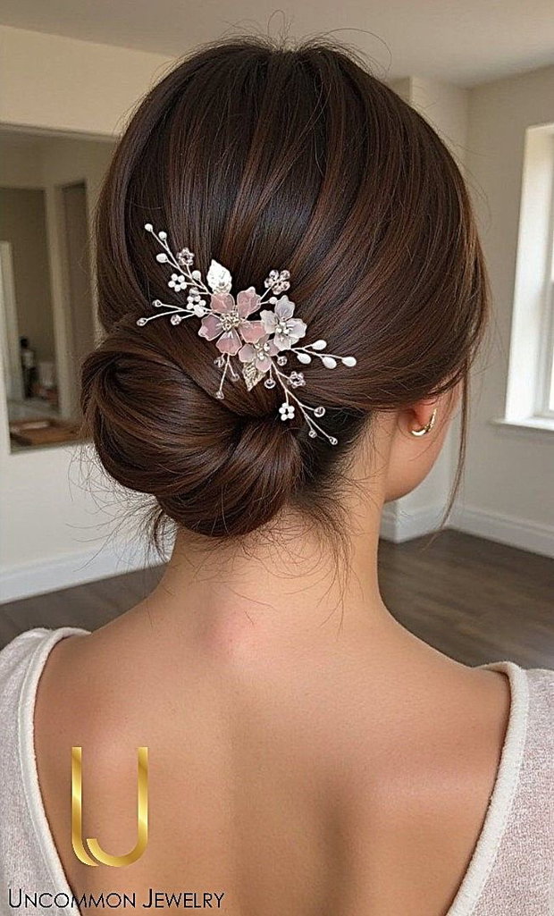 Mon Chery - Pieptan mireasa floral