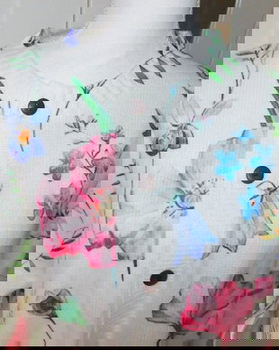 Cardigan nou, deosebit,  floral , masura 52 - 54