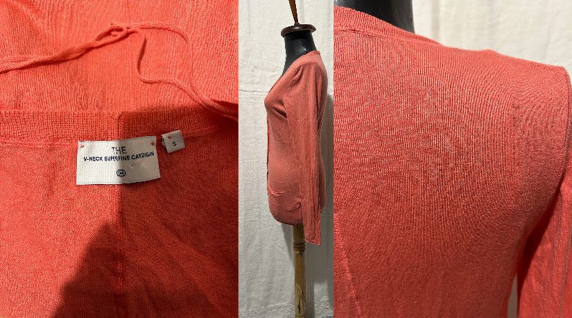 Cardigan mătase naturală și cașmir zmeură