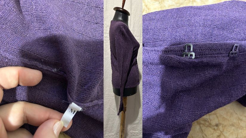 HUGO BOSS CARDIGAN IN VIOLET