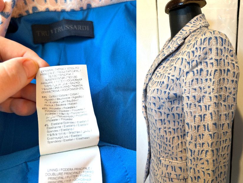 Tru Trussardi sacou bumbac