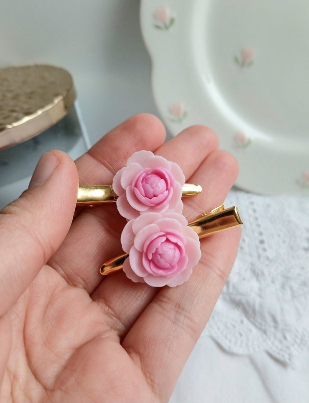 Set agrafe Peony