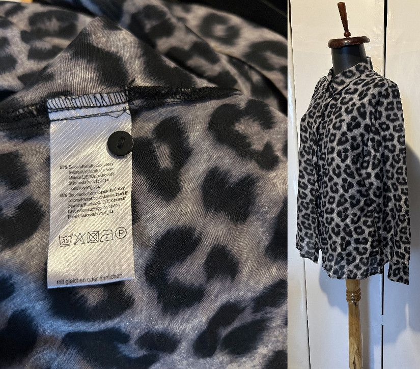 Ashley Brooke bluză mătase naturală și bumbac