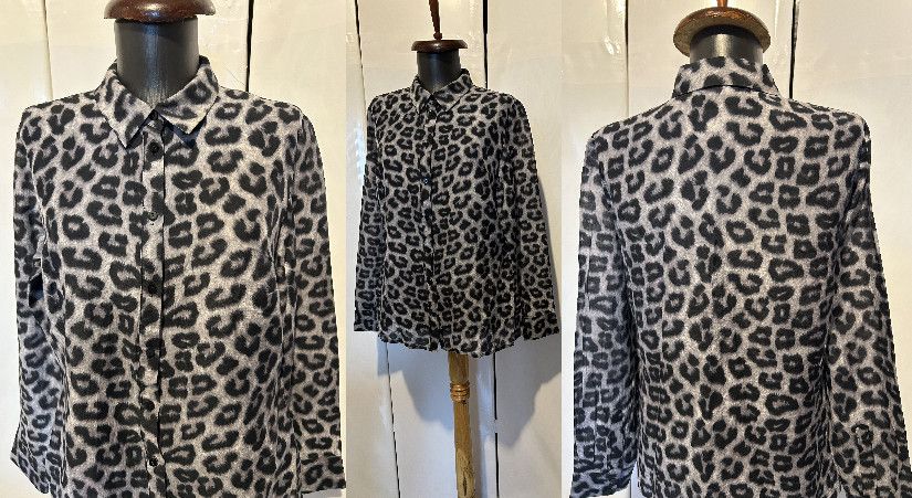 Ashley Brooke bluză mătase naturală și bumbac