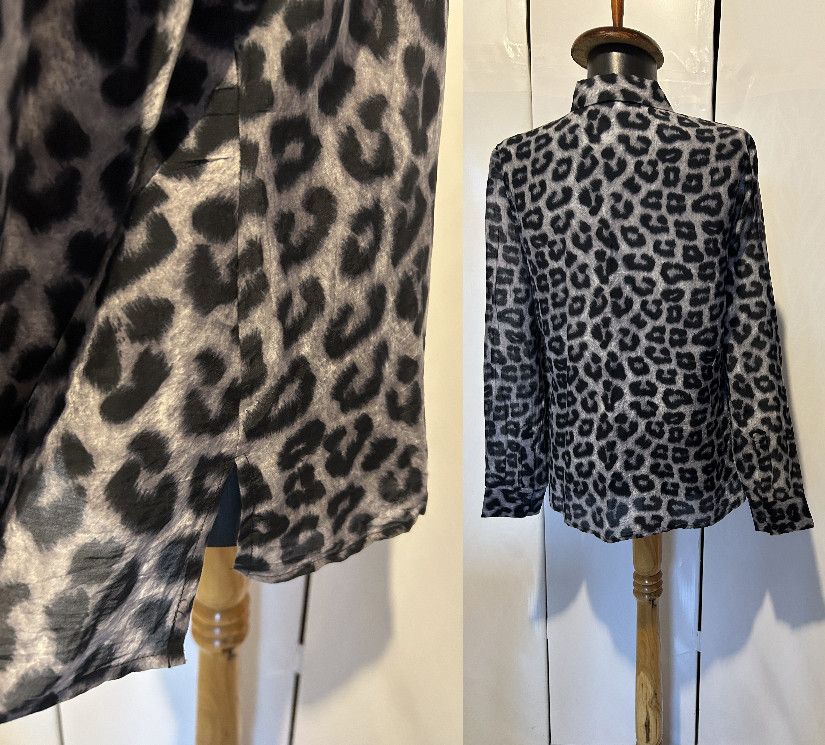 Ashley Brooke bluză mătase naturală și bumbac