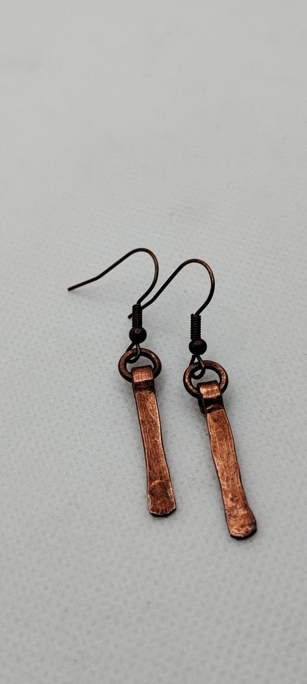 Cercei unicat , cercei din cupru, cercei handmade