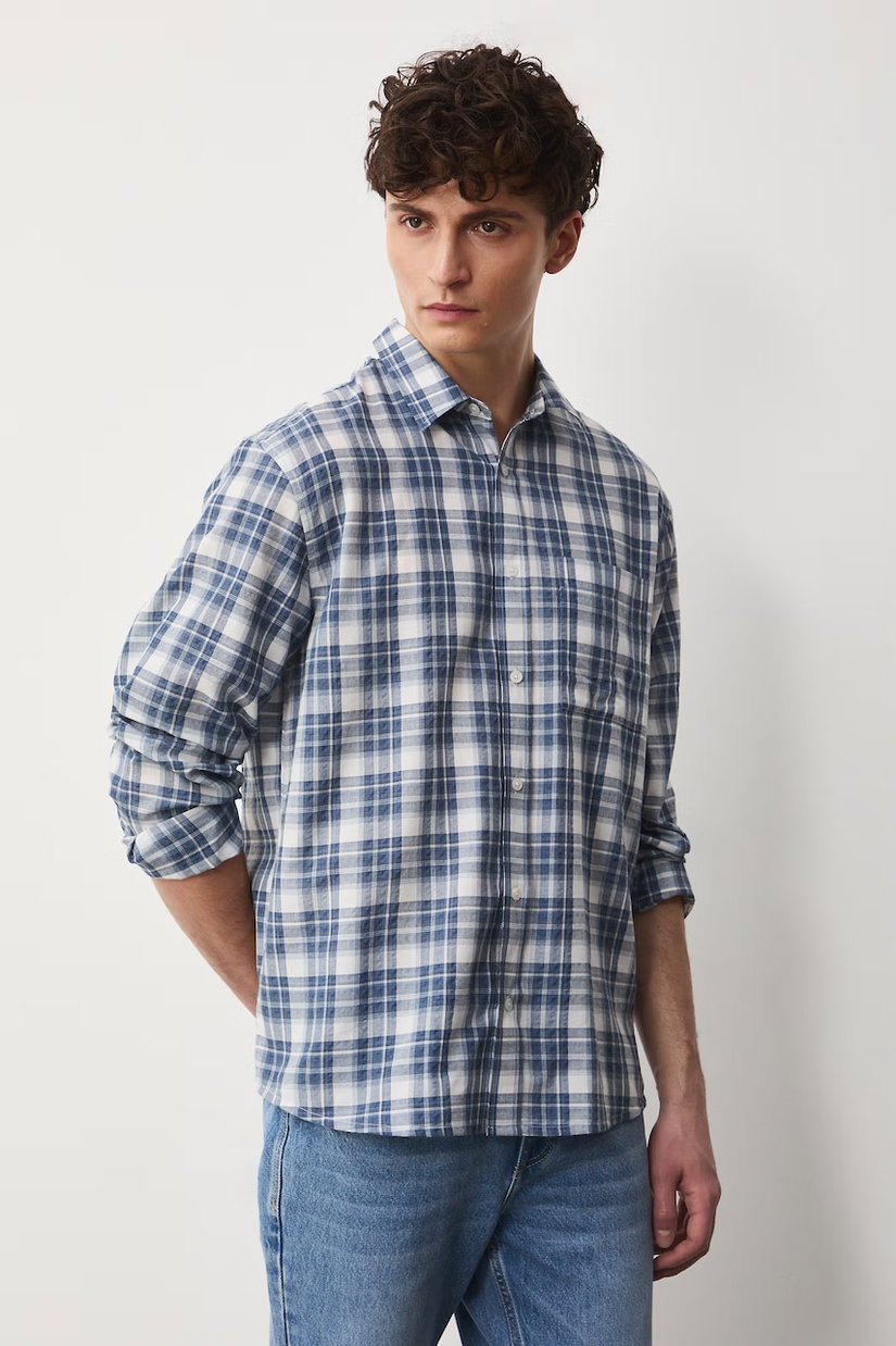 Medicine cămașă pentru bărbați, cu vâscoză