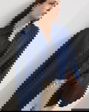 Medicine cămașă pentru femei, din in