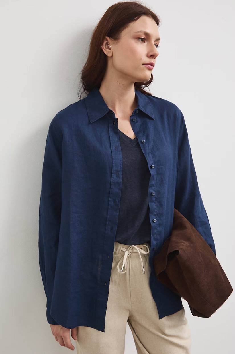 Medicine cămașă pentru femei, din in