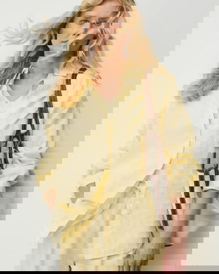 Medicine cămașă pentru femei, din in