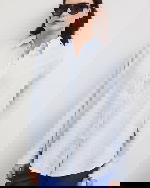 Medicine cămașă pentru femei, din in