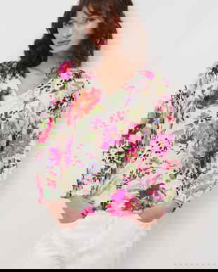 Medicine bluză pentru femei, cu vâscoză