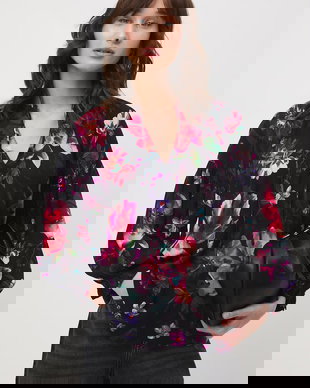 Medicine bluză pentru femei, cu vâscoză