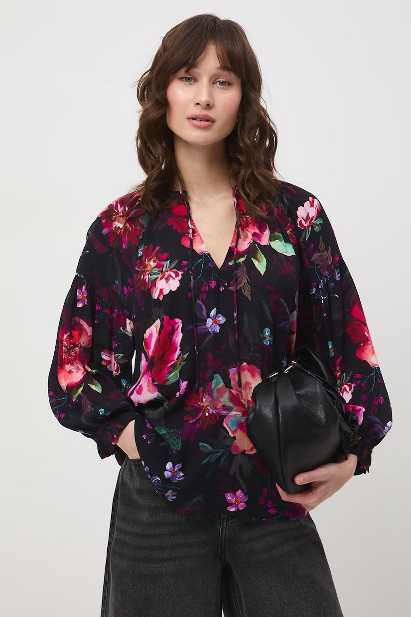 Medicine bluză pentru femei, cu vâscoză