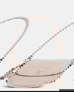 Guess geantă femei cu imitație de piele întoarsă DANYA