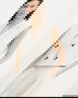 Marc O'Polo vestă cu două rânduri de nasturi pentru femei, din vâscoză