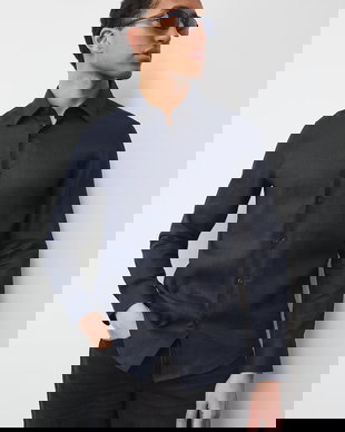 Medicine cămașă pentru bărbați, din in