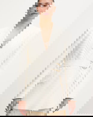 HUGO sacou cu un singur rând de nasturi pentru femei, cu vâscoză Abivanna