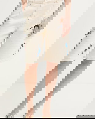 MUNTHE bermude pentru femei, din denim BREYLA