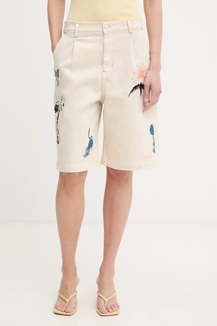 MUNTHE bermude pentru femei, din denim BREYLA