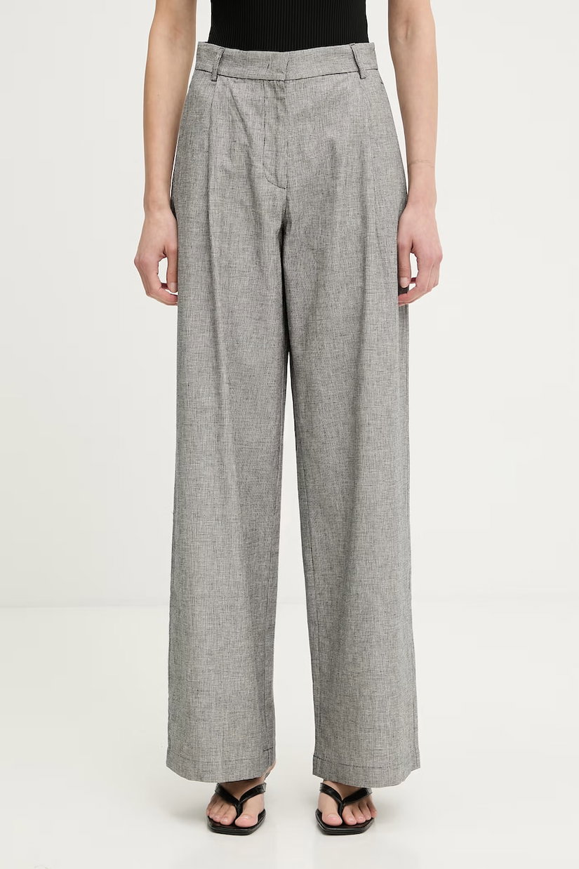 Sessun pantaloni de costum pentru femei, din in