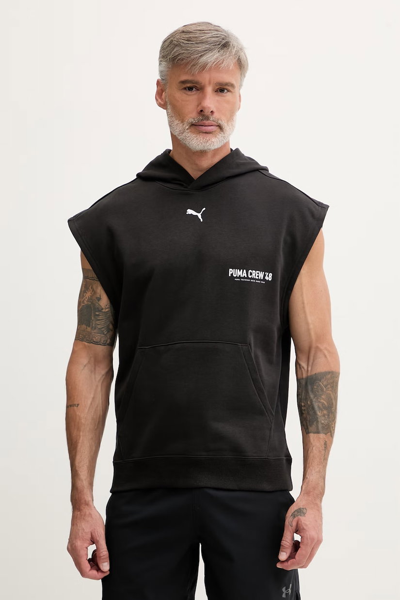 Puma hanorac fără mâneci pentru bărbați, cu bumbac GRAPHICS FRENCH