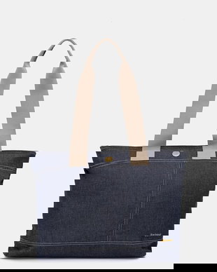 Barbour geantă shopper pentru femei, din denim Mya