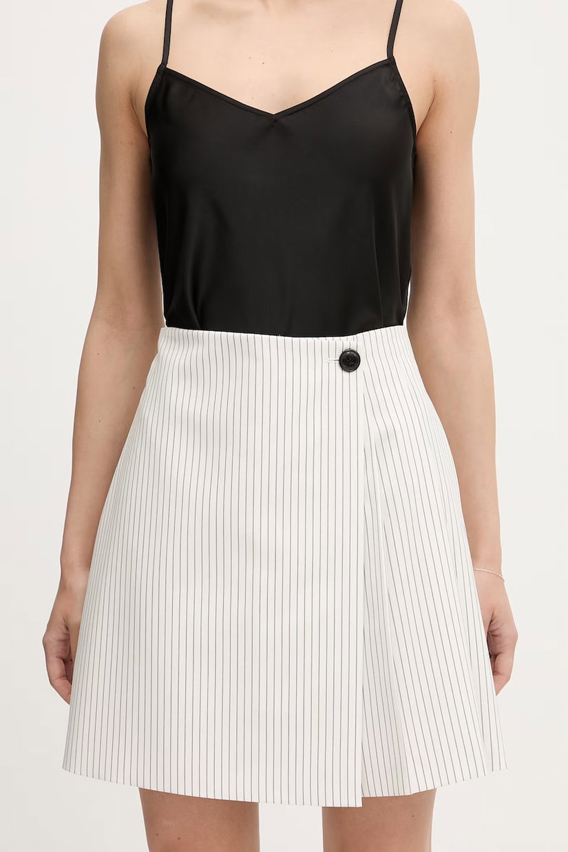 HUGO fustă plisată cu vâscoză Riberi