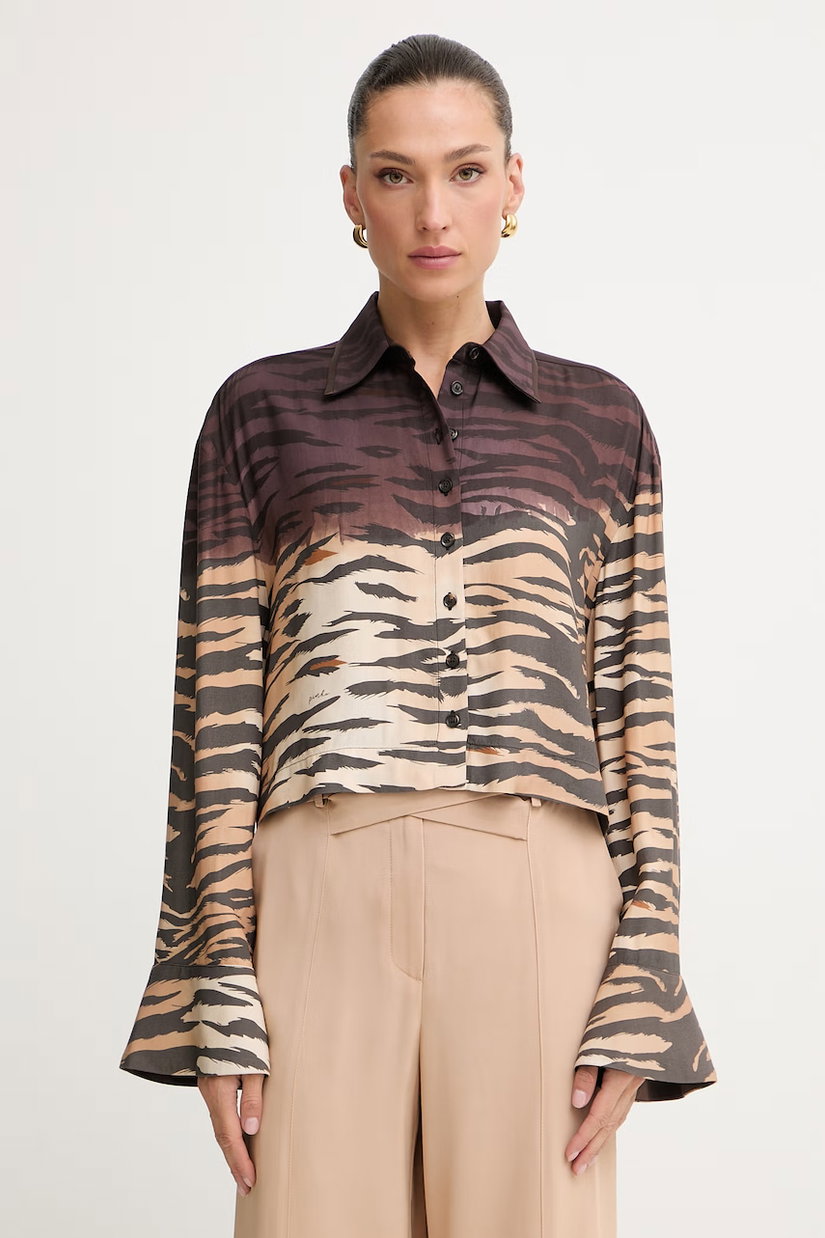 Pinko cămașă pentru femei, cu vâscoză