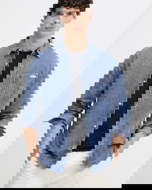 Calvin Klein Jeans cămașă pentru bărbați, din denim