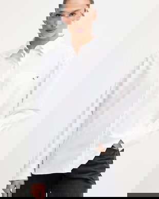 Calvin Klein Jeans cămașă pentru femei, din bumbac