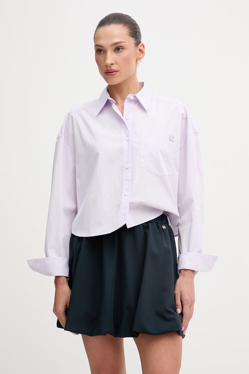 Calvin Klein Jeans cămașă pentru femei, din bumbac